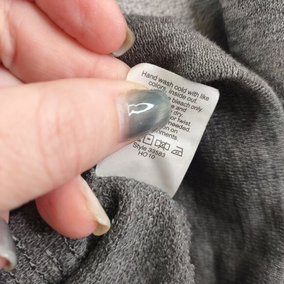 J Crew Womens Gray Sequin Sweatshirt Style 33583 M 100% Cotton Scoop Neck Glam - Picture 9 of 11